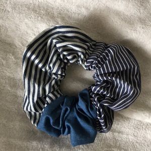 UO oversized denim scrunchie